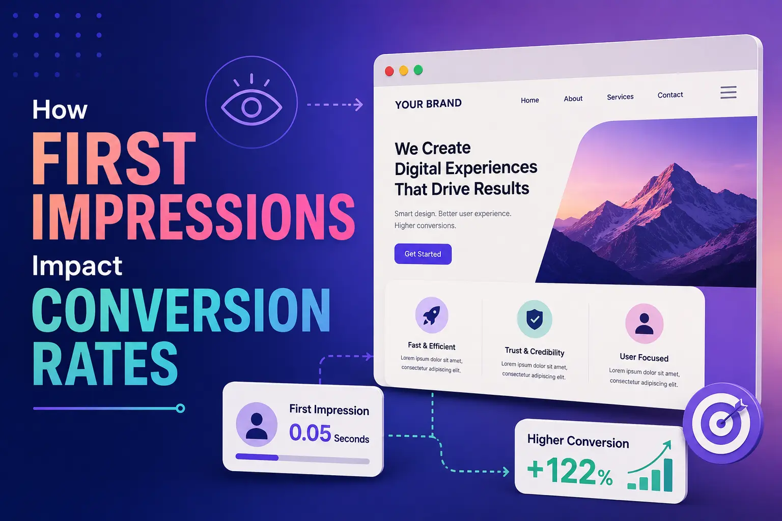 How first impressions impact conversion rates